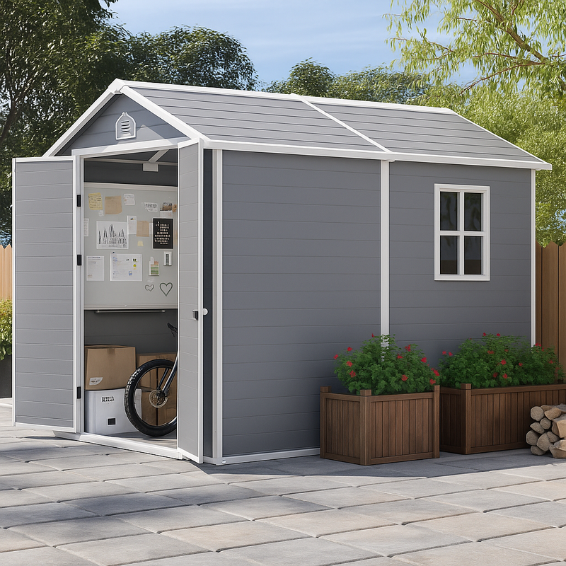 NordicHaven Apex 8x10 Premium Resin Shed