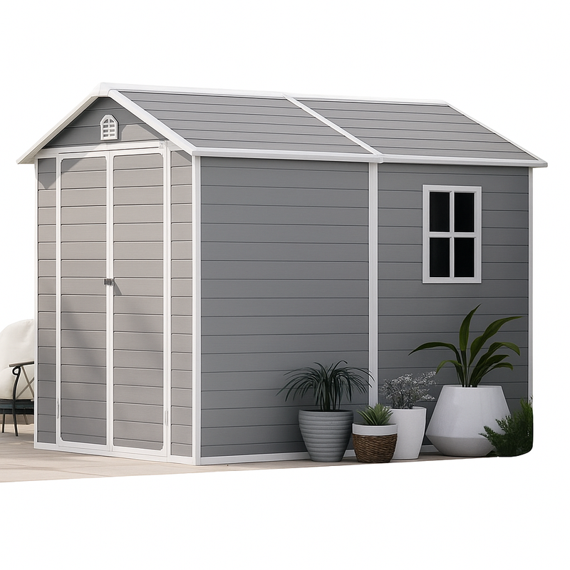 NordicHaven Apex 8x10 Premium Resin Shed